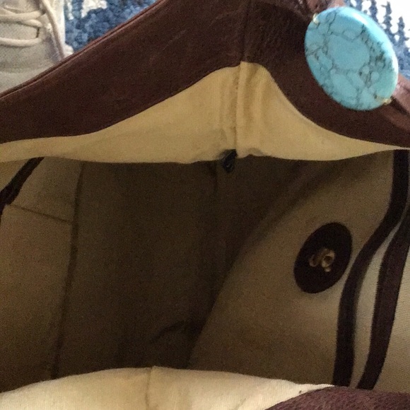 Cole Haan G Series Brown Large Leather Tote Bag Gorgeous - Picture 8 of 10